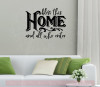 Bless This Home All Who Enter Kitchen Wall Decor Decals Vinyl Letters Black
