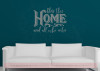 Bless This Home All Who Enter Kitchen Wall Decor Decals Vinyl Letters Metallic Silver