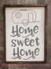 Camper Home Sweet Home Vinyl Letters Stickers RV Wall Quote Decals Storm Gray