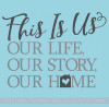 This is our Home Vinyl Lettering Decals Home Wall Decor Sticker Quotes
