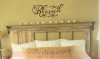 Thankful Grateful Blessed or Farmhouse Vinyl Decals Wall Decor Stickers-Chocolate