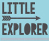 Little Explorer with Arrow Nursery Wall Stickers Vinyl Art Baby Decor