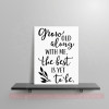 Grow Old Along With Me Vinyl Lettering Decals Wall Decor Love Quotes-Matte Black