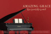 Amazing Grace How Sweet The Sound Vinyl Wall Decals Music Room Decor-Beige