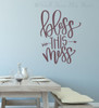 Bless This Mess Wall Decal Stickers Vinyl Letters Mom Quote for Home Decor-Eggplant
