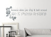 Life Is Amazing Inspirational Wall Quote Decals Vinyl Letters Stickers-Storm Gray