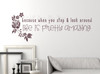 Life Is Amazing Inspirational Wall Quote Decals Vinyl Letters Stickers-Matte Eggplant