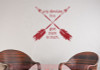 Any Direction Good Place To Start Inspirational Vinyl Wall Art Decals-Red