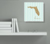 Home State Personalized Home Decor 10x10 Canvas Wall Art Ready to Hang-Option 2