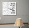 Best Day Ever Canvas Wall Art Print Inspirational Easy to Hang Wall Decor