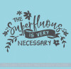 Superfluous Is Necessary Flower Art Vinyl Lettering Inspire Wall Quote Decals