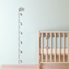 Option 2 Ruler Growth Chart Quote Options Nursery Height Chart Vinyl Stickers-Chocolate