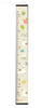 Llama Growth Chart Canvas Print Kids Wall Art Height Ruler — Colorful growth chart with whimsical designs of unicorns and