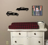 2 Old Cars Wall Art Stickers Rustic Vintage Farmhouse Style Decor Decals