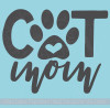 Cat Mom Car Decals With Paw Print Pet Window Stickers Vinyl Art