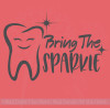 Bring Sparkle Dental Dentist Office Motivational Wall Vinyl Lettering Decals