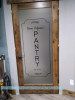 Kitchen Decal Stickers Tall Pantry Name Date Personalized Vinyl Decor-Black