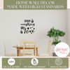 Season Everything With Love Home Wall Decor Made with High Standards Vinyl Decals for the Kitchen