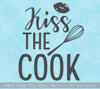 Kitchen Quotes Wall Decor Kiss The Cook Vinyl Art Stickers For The Home
