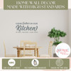 Gather In Our Kitchen Home Wall Decor Made with High Standards Vinyl Decals for the Kitchen