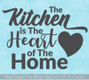 Kitchen Wall Decals Kitchen Heart Of Home Vinyl Lettering Stickers
