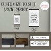 Wood & Canvas Wall Hanging, Do Be Laugh Love Inspirational Wall Art Sign — Two decorative wall art pieces in black and