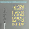Wall Decals Everyday Words Subway Art Kids Room Stickers For Wall Decor-Buttercream