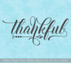 Farmhouse Wall Art Stickers Thankful Vinyl Kitchen Wall Decor Decals