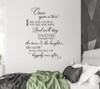 Bedroom Wall Decals Quotes Happily Ever After Vinyl Lettering Stickers-Matte Black