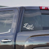 Car Truck Decals Dad Est Year Personalized Gift Vinyl Art Stickers Middle Gray