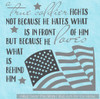 Military Wall Art True Soldier Loves What Is Behind Him Patriotic Decal
