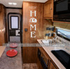 RV Camper Decal Sticker Welcome To Our Home Make a Vertical Camp Sign Lt Gray