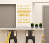 Kitchen Wall Decal Coffeeology Quote Stay Grounded Wall Decor Sticker-Honey