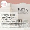 Prayer Bless Food Family Love Enhance the Ambience of your Shared Space Vinyl Decals for the Kitchen