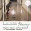 Sensory Path Leap Frog Logs Vinyl Sticker Decals School Hallway Floor 25pc Get Kids Moving