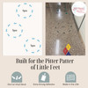 Sensory Path Floor Decal Stickers for School Hallway Spin Circle Arrows — Colorful floor decals on a smooth surface
