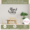 My House My Rules Home Wall Decor Made with High Standards Vinyl Decals for the Kitchen