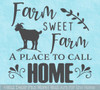 Farm Place to Call Home Wall Decal Sticker Quote Vinyl Lettering Words WD1690