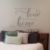 Decals for Home Fill House With Love Wall Quote Stickers Vinyl Decor Art WD1695 Castlegray