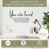 You are loved Sons Men You Are Quote Home Decor Wall Decal Art Stickers