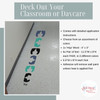 Sensory Path Floor Vinyl Decal Stickers Daycare School Hallway Feet Hop — Colorful footprint decals arranged on a smooth