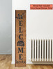 Decal Sticker for Tall Wood Sign Welcome Home Lettering House Art for Outdoors- 6ft Black