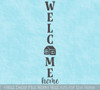Decal Sticker for Tall Wood Sign Welcome Home Lettering House Art for Outdoors