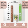 Decal Sticker for Tall Wood Sign Welcome Home Lettering House Art for Outdoors Decal or Stencil Option
