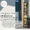 Decal Sticker for Tall Wood Sign Welcome Home Lettering House Art for Outdoors Enhance the Ambience