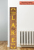 Decal Sticker for Tall Wood Sign Welcome To Our Lake House Laurel Art 6ft Yellow