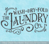 Rustic Laundry Room Co Wall Decor Decal Sticker Quote Wash Dry Fold