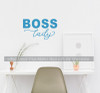 Boss Lady Office Wall Art Decor Sticker Vinyl Words Lettering Quote-Bayou Blue