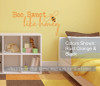 Bee Wall Decor Sweet Like Honey Inspirational Wall Decal Sticker Quote-Rust Orange/Black