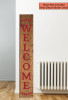 Decal Sticker for Tall Wood Sign Welcome Farmhouse Entryway Porch Decor-6ft Red